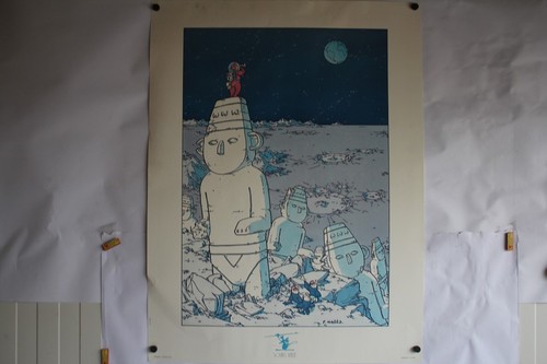 Affiche tintin patrice nares - tintin,