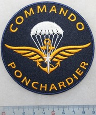 insigne du commando Marine Ponchardier  force spéciale ,FUSCO ,béret vert