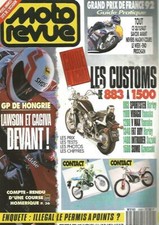 MOTO REVUE N°3049 LES CUSTOMS DE 883 à 1500 CM3 / KAWA 125 KDX / YAM TY 250