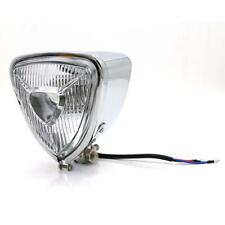 12V Triangle  Retro Headlight Assembly for Harley Bobber Chopper