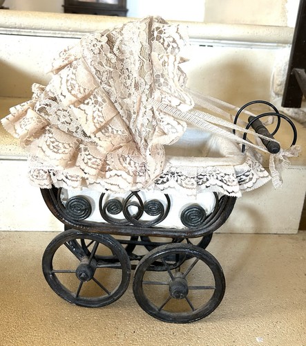 Landau poupée style ancien - , h