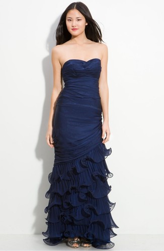 Dalia macphee strapless ruffle - dalia,