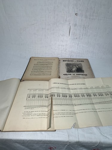 Livre ancien piano - livre, piano,