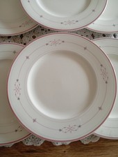 6 Assiettes Plates  22 Cm