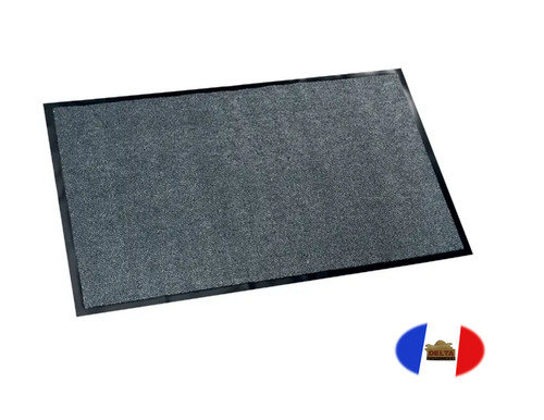 Paillasson gris clair tapis - paillasson,
