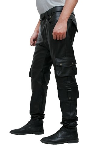 Pantalon motard noir en - pantalon,