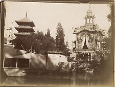 Universal Expo Paris 1900 Light Palace and Japanese Tower Citrate Print