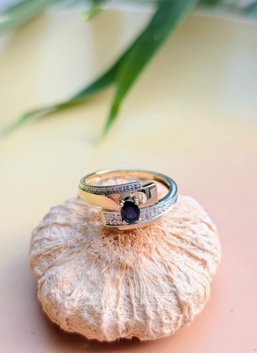 Bague croisée ors - bague,