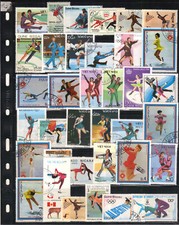 Lot 50 timbres différents