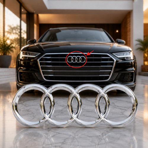 Logo audi anneaux emblème - audi,