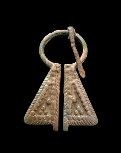 Fibule oméga bronze - fibule,
