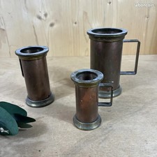 Lot De Mesure en cuivre ancien