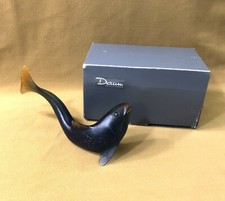 DAUM glass paste fish / carp sculpture signed NANCY FRANCE + 19 cm box