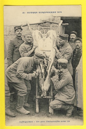 Cpa ww1 guerre coëtquidan - cpa, 14