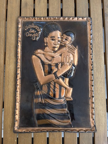 Plaque murale cuivre - en,