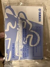 Yamaha grizzly 350 quad genuine owners manual 2007-2015