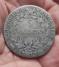 France Piece de 5 FRANCS  Napoleon Empereur AN 13 M ( Toulouse )