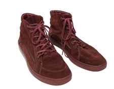 Chaussures Diesel Pour Hommes (EU) 44 Bordeaux À Lacets Montantes À Bout Rond