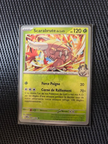 Carte pokémon scarabrute - scarabrute, de