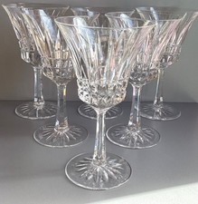 Lot 6 verres a eau en cristal
