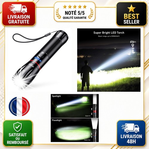 Blukar lampe torche - torche, led