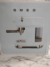 Smeg 50's Retro Style Aesthetic  Espresso Coffee Machine Blue ECF01PBUS
