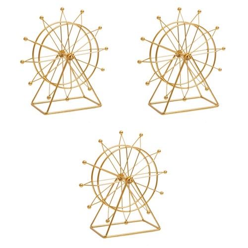 Modern golden ferris wheel art - modern,