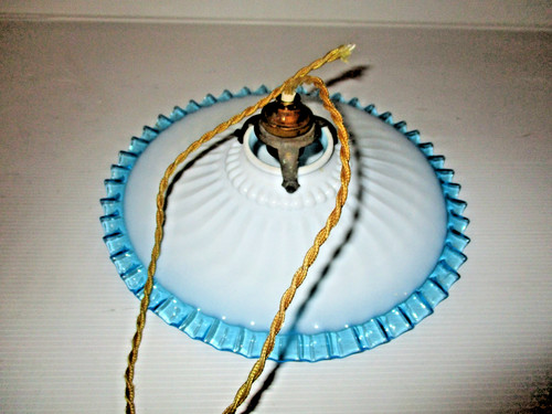 Lampe suspension ancienne abat - suspension,