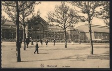 CPA Charleroi, La Station, La