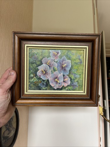 Tableau huile sur panneau bois - huile,