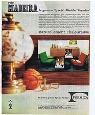 ADVERTISING ADVERTISING 104 1963 FORMICA Madeira the special range furniture