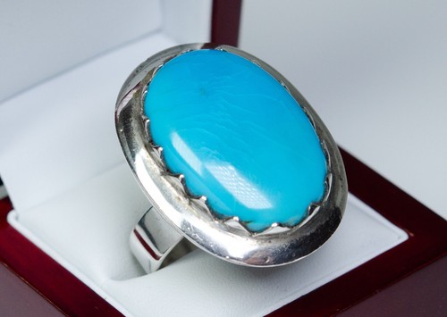 800 argent vintage xxl bague - -,