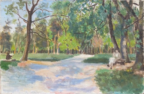 Tableau hst dans parc - tableau, le