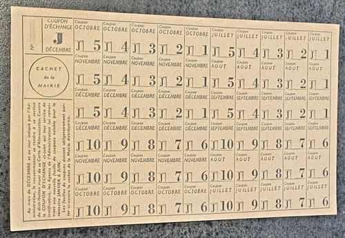 Ticket rationnement seconde - de,