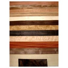 Placage Mélange 5 Types de Bois Bricoleur DIY Zebrano Pommier Acajou Wenge +