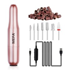 MEFA Ponceuse pour Ongles, 13 PCS Ponceuse pour Ongles Professionnel, 20000 R...