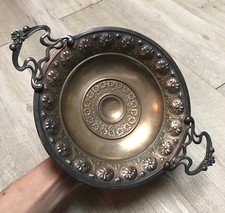 Coupe sur pied en métal argenté WMF Art-Nouveau plate Jugendstil Secessionist