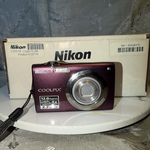 Nikon coolpix s3000 0mp 4x - s3000, 12.0mp