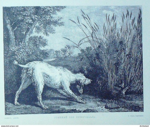 œuvre oudry chien chasse - Œuvre,