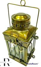Ancienne réplique de lampe à pétrole décorative ancre marine bateau nautique ...