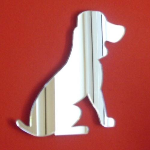 Beagle chien assis forme de - beagle, en