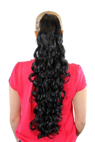 Postiche tresse noir - noir, env.