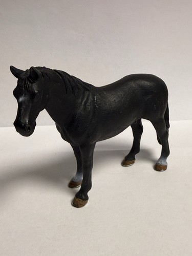 Schleich figurine cheval noir - figurine,