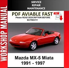 MAZDA MX-5 MIATA 1992 1993 1994 1995 1996 1997 SERVICE REPAIR WORKSHOP MANUAL