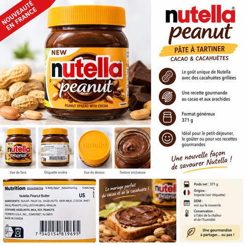 Nouveau nutella peanut - nouveau,