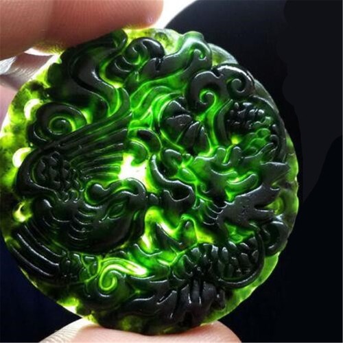 Chinois noir vert - , jade