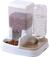  PP Plastic Dog Cat Fountain Kibble/Food Dispenser...