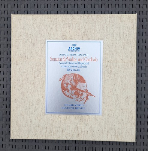 Coffret disques bach sonnate - bach,