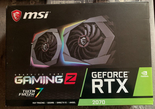 Carte graphique msi rtx2070 - graphique,