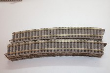 lot de 10 rails courbes fleischmann profi HO  ref 6127